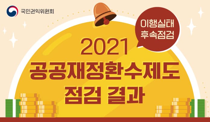 2021 공공재정환수제도 이행실태 후속점검 결과 목록 이미지