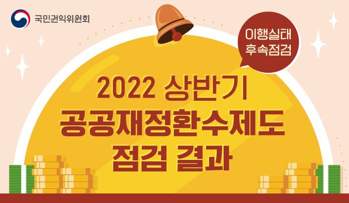 2022 상반기 공공재정환수제도 점검 결과 목록 이미지