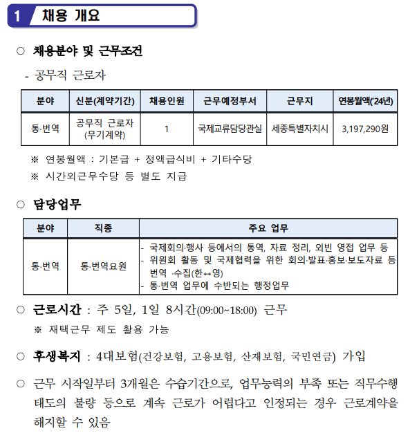 채용개요