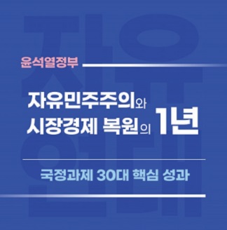 윤석열정부자유민주주의와 시장결제 복원의 1년국정과제 30대 핵심성과